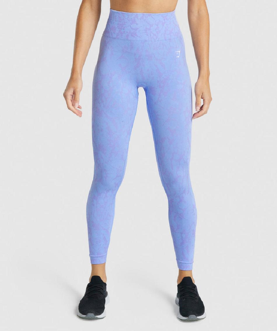 Gymshark Adapt Animal Seamless Ženske Tajice Svijetlo Plave | HR 3998GSO